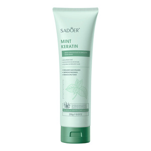 <span class=keywords><strong>Masque</strong></span> capillaire réparateur et nourrissant à la menthe, kératine et huile de romarin <span class=keywords><strong>pour</strong></span> des <span class=keywords><strong>cheveux</strong></span> soyeux et lisses 250g - Product Image 4