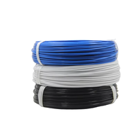 Fil électronique américain standard UL1199, isolé au PTFE, solide, haute température, nickelé, 600V, 22AWG, pour luminaires