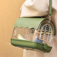 Nouvelle Cage à Oiseaux Murale en Métal Fer Solide Joysing, Respirante, Portable et Transparente