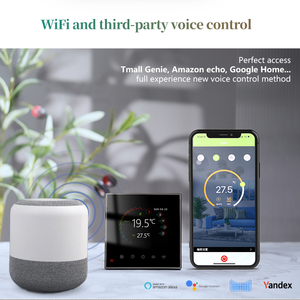 Controlador de Temperatura Inteligente para Calefacción por Suelo Radiante <span class=keywords><strong>BECA</strong></span> con WiFi, Pantalla Táctil LCD, Carga de 5A, Termostato de Pared para Caldera, Compatible con Alexa - Product Image 4