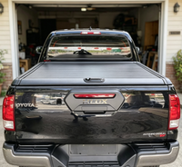 Couverture de benne de camionnette en aluminium durable, rétractable, avec verrouillage, facile à utiliser