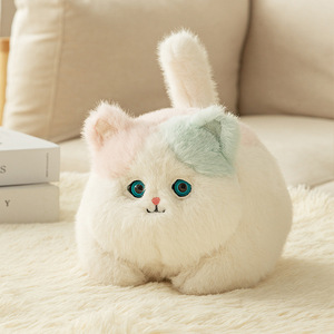 Peluche de chat en coton réaliste intelligente IA, compagnon émotionnel, avec dialogue vocal interactif, personnalisable, unisexe, <span class=keywords><strong>pour</strong></span> fête - Product Image 1