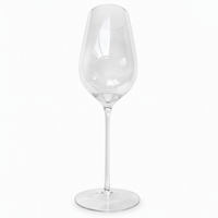 Verre à vin en verre sodocalcique 627 ml, grande capacité, à pied, bord fin, sans plomb, logo personnalisé, OEM, vente en gros, directement de l'usine, pour bar