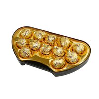 Chocolats Composés Délicieux en Gros : Boules de Chocolat Solides en Forme de Cœur avec Biscuits, Noix et Confiture – Vente Chaude