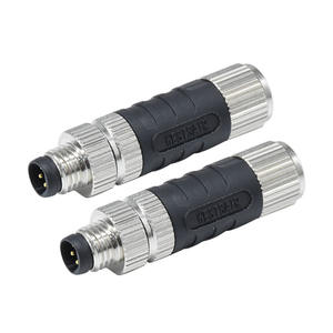 Conector impermeable M8 conector circular 5 pin B código eléctrico industrial soldadura tornillo macho conector - Product Image 6