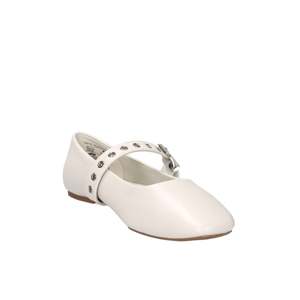 Ballerines Xti pour femme, couleur crème, taille 36, plates avec bride à boucle - Product Image 4