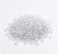 Granulés de polycarbonate transparent recyclé de première qualité, granulés PC transparents à haute résistance pour l'injection et l'extrusion plastique