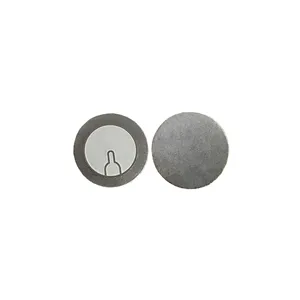 Elemento cerâmico piezoelétrico PZT de fábrica na China, peças de ferro, campainha cerâmica piezoelétrica 3 pinos 3300 Hz para alarmes