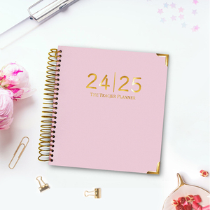 Tùy chỉnh xoắn ốc ràng buộc A4 A5 Vàng logo Tạp Chí plannerj hàng ngày hàng tuần tự chăm sóc Tạp Chí tập thể dục kế hoạch cuốn sách - Product Image 2