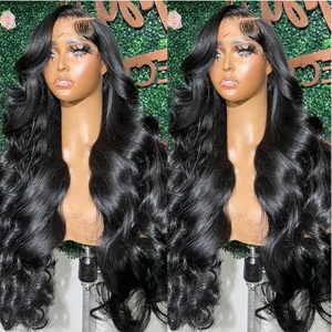 Wig Rambut Asli Vietnam HD Lace Frontal Grosir, Wig Rambut Manusia Tanpa Lem 13x4 13x6 hd untuk Wanita Kulit Hitam - Product Image 2