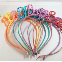 Serre-tête en plastique pour mariée, accessoires de coiffure, serre-tête coloré pour future mariée, couronne, bandeau, fournitures de fête