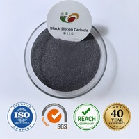 Poudre de carbure de silicium noir de haute pureté, granulométrie 90, 100, 120, 150, 180 mesh, pour abrasifs, sablage, polissage de pierre
