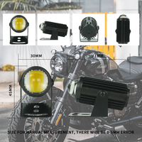 Liu HJG Phares de travail et antibrouillard personnalisés OEM ambre pour moto, voiture, camion, tout-terrain