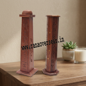 Quemador de Incienso Aromático de Madera Hecho a Mano, Clásico y Decorativo, para Yoga, Aromaterapia, Oficina y Hogar - Product Image 3
