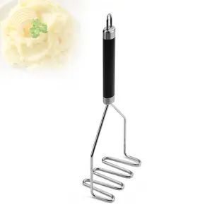 1pc stainless steel kitchen gadget potato masher press cooking tool mashed potatoes wavy pressure ricer Kitchen accessories