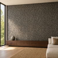 Nouvelle dalle de pierre artificielle effet bois brûlé 2027, 1200x600x40mm, panneau en PU imitation pierre pour murs décoratifs intérieurs