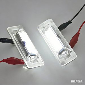 ไฟส่องป้ายทะเบียน LED สำหรับรถเมอร์เซเดส W210 4D <span class=keywords><strong>W202</strong></span> E300 E320 E420 C230 AMG - Product Image 2