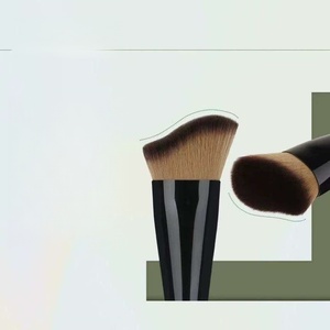 Nuevo estilo de <span class=keywords><strong>brocha</strong></span> contorneadora ondulada con bisel para sombra estéreo, de pelo sintético vegano, para cejas, delineador de ojos y base facial - Product Image 3