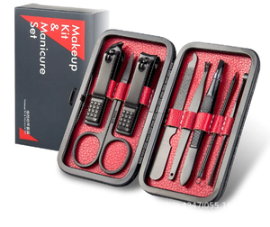 Kit de coupe-ongles professionnel portable HQ Mixed Proc Discount, coupe-ongles de qualité, ensemble de coupe-ongles en cuir, ensemble de manucure de beauté - Product Image 1