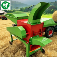Nueva Trituradora de Paja Metálica Modelo 680 con Doble Entrada y Tres Salidas para Tallos de Pasto y Residuos Agrícolas, Capacidad de 2 Ton/h