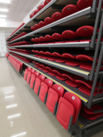 Sièges de tribune rétractables et pliables pour stades, adaptés aux salles de basketball et aux théâtres, remis à neuf et durables