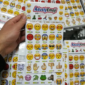Paquet d'autocollants en <span class=keywords><strong>vinyle</strong></span> personnalisés, étiquettes adhésives avec des dessins animés pour l'éducation des enfants - Product Image 3