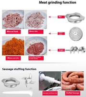 Nouvelle machine à hacher et à découper la viande automatique commerciale et domestique à haute efficacité en acier inoxydable 304 220V