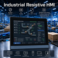 Software barato hmi carcasa panel master pantalla táctil para plc