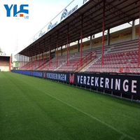 Écran publicitaire extérieur géant IP65 pour stade, P4 P5 P6 P10, écran de clôture de stade, affichage publicitaire couleur SMD