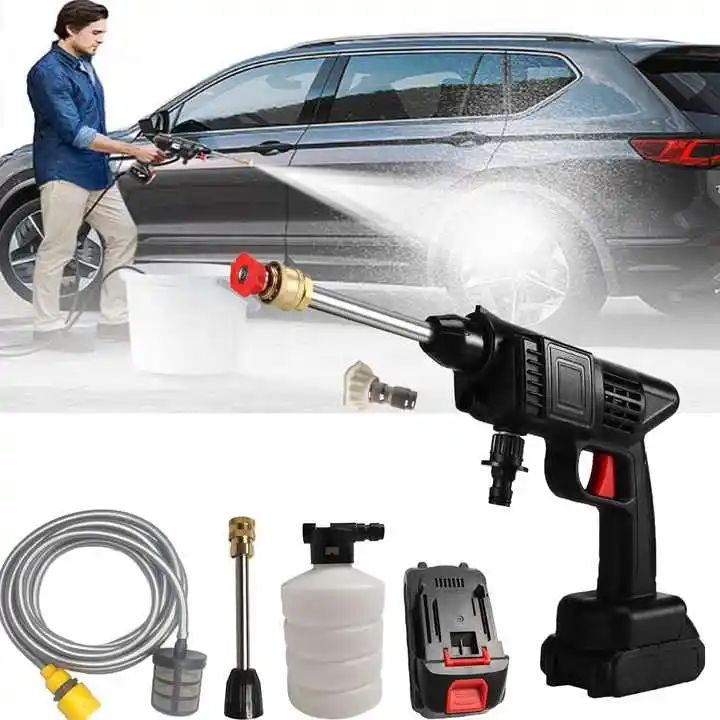 Car wash machine Auto parts Gun Cleaning Machine Cordless Power High Pressure Water Spray Gun