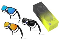 Lunettes intelligentes Bluetooth à commande vocale 08, longue autonomie de la batterie, navigation de voyage, assistant IA et caméra 4K pour le travail et les loisirs