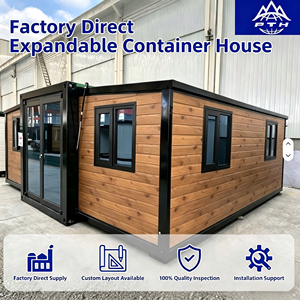 Casa Container <span class=keywords><strong>di</strong></span> Lusso Espandibile in Acciaio, Appartamenti Prefabbricati Personalizzati Secondo Standard Australiani, Camere da Letto e Uffici su Misura, <span class=keywords><strong>Hotel</strong></span> - Product Image 1