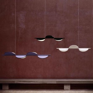 Lámpara de Araña de Diseño Italiano de Lujo para Mesa de Comedor, Lámpara de Techo en Forma de Hoja, Lámpara Colgante en Forma de L para Sala de Estar, Salón de Té - Product Image 3