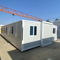 Casa Contenedor Plegable y Expandible de Fácil Instalación con Remolque para Vivienda Móvil y Camping, Modelo de 20/30/40 Pies, 2500 kg