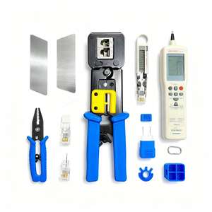 Herramienta Multifunción para Conectores RJ45, Cortador de Cables, Herramienta de Compresión para Conectores de Red CAT5e <span class=keywords><strong>Cat6</strong></span>, Herramienta de Alta Calidad para FTTH - Product Image 1