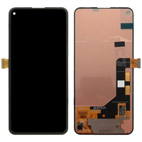 Écran d'affichage économique compatible avec Google Pixel 5A 5G 2021 avec écran tactile LCD en verre d'origine, assemblage complet