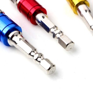 Cross Border Colored Electric Drill Extension Post Short Corner Adapter 5pc Bend <b>Screwdriver</b> <b>Set</b> 105 Degree <b>Bit</b> Hex Shank Metric - Product Image 1