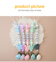 Collier de dentition en silicone de qualité alimentaire en forme de koala pour rongeurs, 30 cm, jouet à mâcher anti-chute – Grande Vente