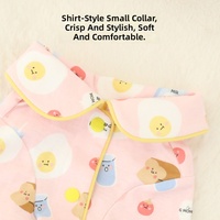 Ensemble de pyjama pour animaux de compagnie en coton pur, écologique et tendance, en fibre de polyester respirante et confortable, vêtements pour chien de Noël