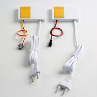 12W 1A DC12V LED Espejo Botón táctil Interruptor de sensor Botón único Un color Tres colores Fuente de alimentación incorporada Interruptor inductivo