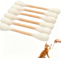 Jouet pour chat en feutre de laine kaki clair, écologique, non toxique, résistant aux morsures, bâton à mâcher pour chaton, couleur personnalisée, vente en gros usine