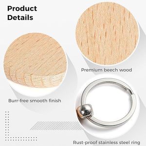 Chất lượng cao Cao Cấp Móc khóa bằng gỗ tùy chỉnh khắc laser cá nhân cho khách sạn quà lưu niệm đám cưới các cặp vợ chồng sinh thái thân thiện - Product Image 5