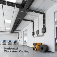 Câbles de communication OWIRE Cat 5e U/UTP blindés à paires torsadées pour l'intérieur, pour la connectivité et le refroidissement des racks de centre de données