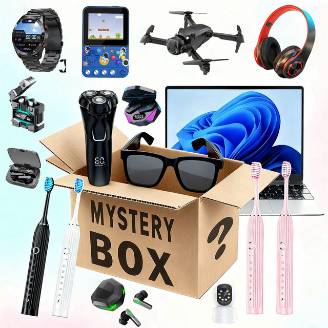 Surprise Mysterious Boxes Trending Products High Quality Electronic Earbuds Mystery Items Gaming Headset Lucky Mystery Box