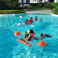 Feuilles de polycarbonate de haute qualité, transparentes, pour kayak, coque monobloc, résistantes aux rayures, fond transparent, bateau pour le tourisme