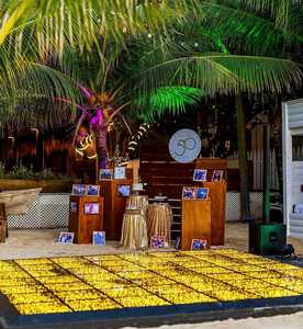 LED2101025-1 Vente chaude Accessoires de piste de danse de mariage Piste de danse à étoiles LED Décoration de fête de mariage Piste de danse LED interactive - Product Image 1