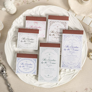 50 pièces/paquet jardin par la série Seine Double taille carnet de notes manuel Collage matériel - Product Image 1