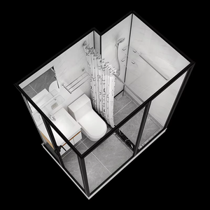 Dosettes de salle de bain préfabriquées Salle de <span class=keywords><strong>douche</strong></span> intégrée <span class=keywords><strong>Cabine</strong></span> de salle de <span class=keywords><strong>douche</strong></span> complète Dosette de salle de bain intégrée - Product Image 5