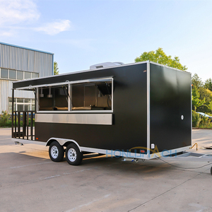 ร้านอาหารคอนเทนเนอร์ ฮอนลู่ บาร์ ฟาสต์ฟู้ด พิซซ่า รถพ่วงเคลื่อนที่ คอนเทนเนอร์ครัวเชิงพาณิชย์ขนาด 20 ฟุต 40 ฟุต สำหรับขาย - Product Image 1