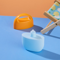 Porte-clés avec flacons de crème à presser pour cosmétiques, mini flacon de crème solaire personnalisé 40 ml, emballage de crème solaire en PE